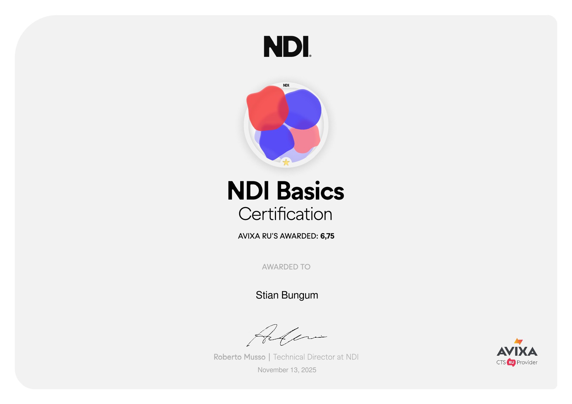 NDI Basics — NDI · AVIXA